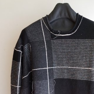 The Viridi-anne Checked Pullover Knit(VI-3529-07)