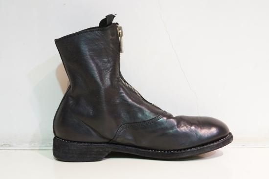 GUIDI 210 フロントジップブーツ 上代19万 フロント ジップ ブーツ