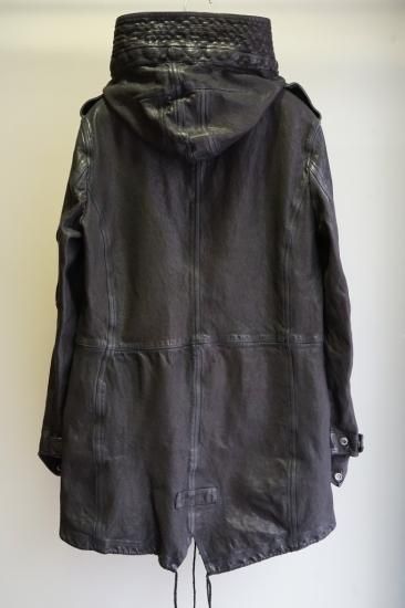 ISAMU KATAYAMA BACKLASH - Goat Leather Mods Coat
