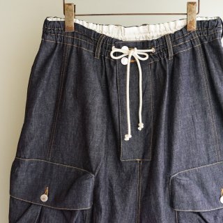 Ground Y 6oz Denim 3D Pocket Shorts(GI-P04-002)IND