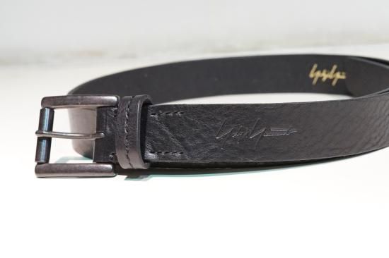YOHJI YAMAMOTO HOMME マットソフトオイルレザー 30mmプレーン YOHJI YAMAMOTO HOMME マットソフトオイルレザー 30mmプレーン
