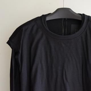 The Viridi-anne WOOL JERSEY LAYERD T-SHIRT(VI-3661-01)
