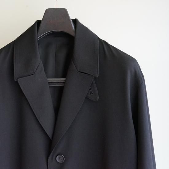 YOHJI YAMAMOTO HOMME シワギャバ タブ付き シャツジャケット(HJ YOHJI YAMAMOTO HOMME シワギャバ タブ付き シャツジャケット(HJ