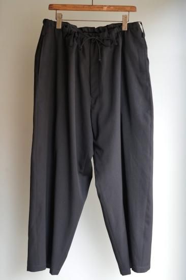 YOHJI YAMAMOTO HOMME シワギャバ 定番 紐パンツ(HJ-P05-100) YOHJI YAMAMOTO HOMME シワギャバ 定番 紐パンツ(HJ-P05-100)