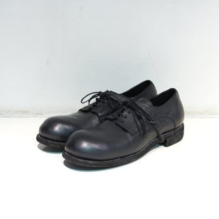 GUIDI HORSE FULL GRAIN LACED BIG DADDY SHOES SOLE LEATHER(GR02)BLK