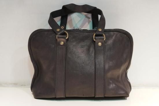 GUIDI SOFT HORSE FULL GRAIN LEATHER HANDLE BAG(GB0)BLK