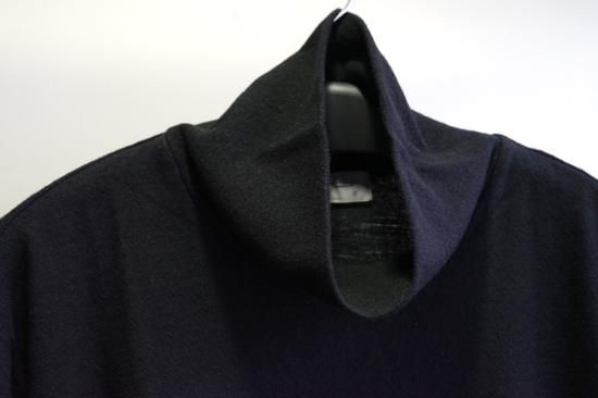 YOHJI YAMAMOTO HOMME SUPER120ウール エアー天竺 タートル長袖