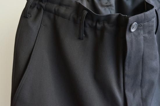 YOHJI YAMAMOTO HOMME シワギャバ 細パンツ(HS-P66-100)