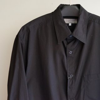 YOHJI YAMAMOTO HOMME 綿ブロード定番BIG環縫いシャツ(HS-B01-001)