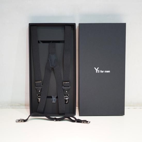 Y's for men 20mmソフトオペロン BT付2WAYサスペンダー Y's for men 20mmソフトオペロン BT付2WAYサスペンダー(MO-Q01-960)