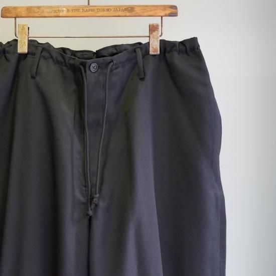 Y's for men シワギャバ 定番脇3本ステッチ紐パンツ(MO-P01-100) Y's for men シワギャバ 定番脇3本ステッチ紐パンツ(MO-P01-100)