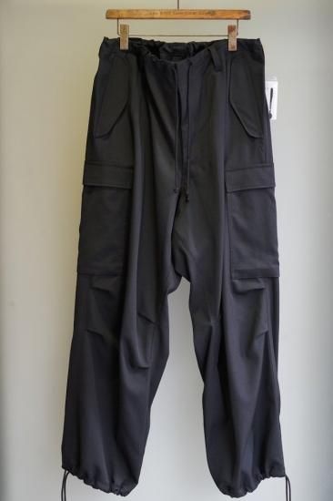 Y's for men シワギャバ 脇3本ステッチ カーゴパンツ(MO-P03-100) Y's for men シワギャバ 脇3本ステッチ カーゴパンツ(MO-P03-100)