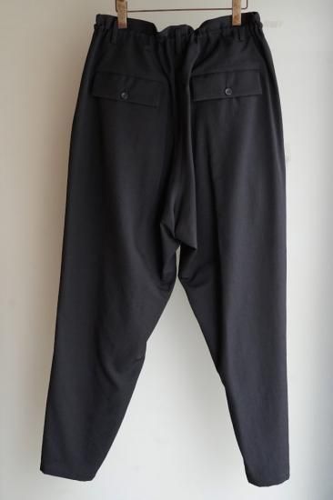 YOHJI YAMAMOTO HOMME シワギャバ8本タックパンツ(HO-P35-100) YOHJI YAMAMOTO HOMME シワギャバ8本タックパンツ(HO-P35-100)