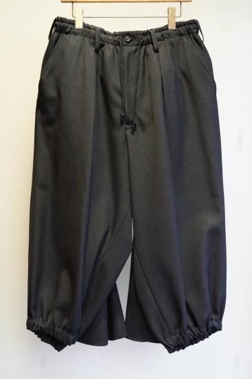YOHJI YAMAMOTO HOMME アーミーギャバ カラスパンツ(HO-P04-141) YOHJI YAMAMOTO HOMME アーミーギャバ カラスパンツ(HO-P04-141)