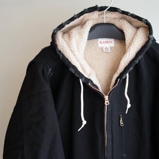 KAMIYA BORO Duck Blouson(G13BL024)BLK KAMIYA BORO Duck Blouson(G13BL024)BLK
