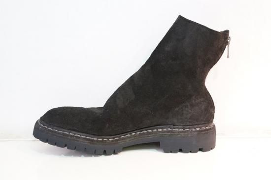 796V_N - CALF REVERSE LINED（black t） GUIDI」 796V_N CALF REVERSE
