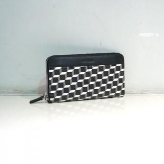 PIERRE HARDY PM LONG WALLET(ADW03)BLK.WHT.BLK PIERRE HARDY PM LONG WALLET(ADW03)BLK.WHT.BLK