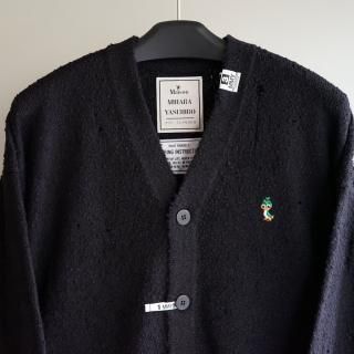 Maison MIHARA YASUHIRO DISTRESSED KNIT CARDIGAN(A14CD711)