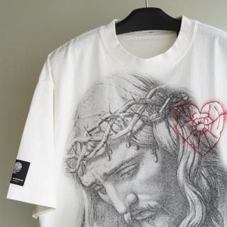 TALKING ABOUT THE ABSTRACTION SMUDGE T-SHIRT GOD(NPT-T-008)