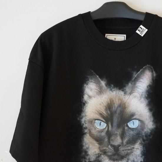 Maison MIHARA YASUHIRO CAT PRINTED TEE(J15TS762)BLK