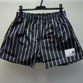 Maison MIHARA YASUHIRO mens stripe boxers trunks(A15AC011)BLK