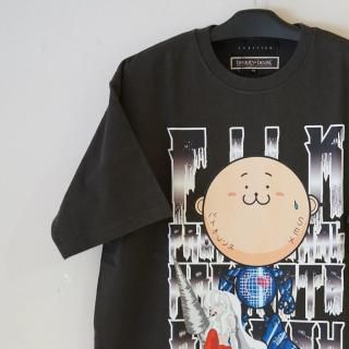 beauty : beast 20471120 COLLABORATION S/S TEE_3(bb20-33200)S.BLK