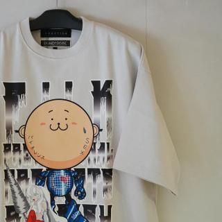 beauty : beast 20471120 COLLABORATION S/S TEE_3(bb20-33200)F.GRY