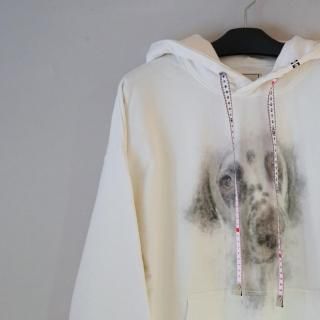 Maison MIHARA YASUHIRO DOG PRINTED HOODIE(J15HD741)WHT