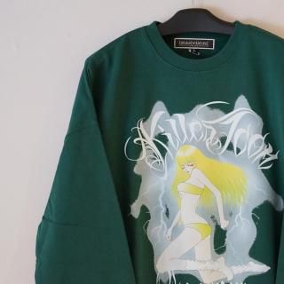 beauty : beast Souvenir Graphic Big Sweatshirt 