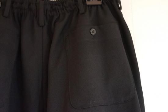 Yohji Yamamoto POUR HOMME サルエルパンツ ギャバ YOHJI YAMAMOTO HOMME アーミーギャバ サルエルパンツ(HL-P09-101)