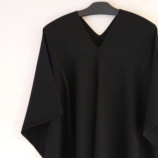 YOHJI YAMAMOTO HOMME ウール綾織 2WAYポンチョマフラー(HL-L01