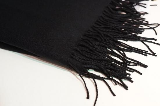 Yohji Yamamoto マフラー YOHJI YAMAMOTO HOMME ウール綾織 2WAYポンチョマフラー(HL-L01
