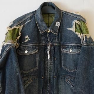 Maison MIHARA YASUHIRO Double Layered Denim Jacket(J15BL121)IND