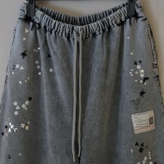 Maison MIHARA YASUHIRO Embellish Bleach Pants(A15PT563)GRY