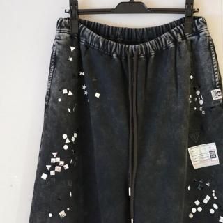 Maison MIHARA YASUHIRO Embellish Bleach Pants(A15PT563)BLK