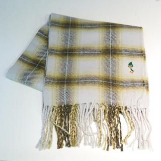 Maison MIHARA YASUHIRO OMBRE CHECK SCARF(A15AC091)BEG