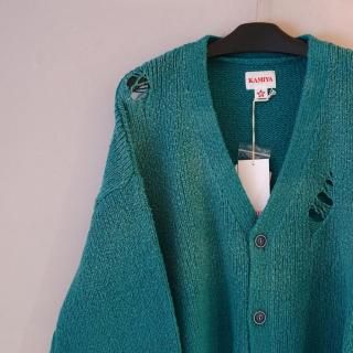 KAMIYA Sun-Faded Cardigan(G15CD064)BLU