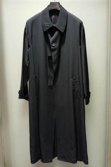YOHJI YAMAMOTO HOMME シワギャバ 変形スリーブ コート(HL-C04-100)