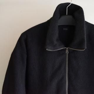MAYKAM  ALPACA/COTTON BLOUSON(2502-090)BLK