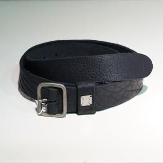 GUIDI BISON LEATHER BELT WITH BUCKLE(BLT16)