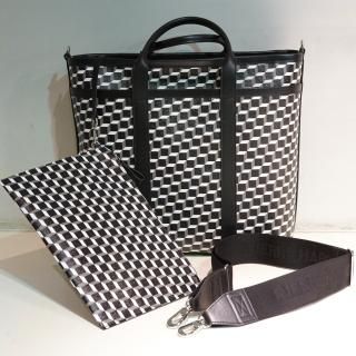 PIERRE HARDY PH TOTE BAG(YV03)BLK.WHT.BLK