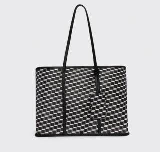 PIERRE HARDY CAB TOTE BAG(AFV3)BLK.WHT.BLK