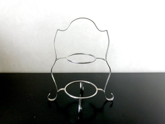 Silver Plated Vintage 2tier Cake Stand S ミニケーキスタンド ２段 Precious Time