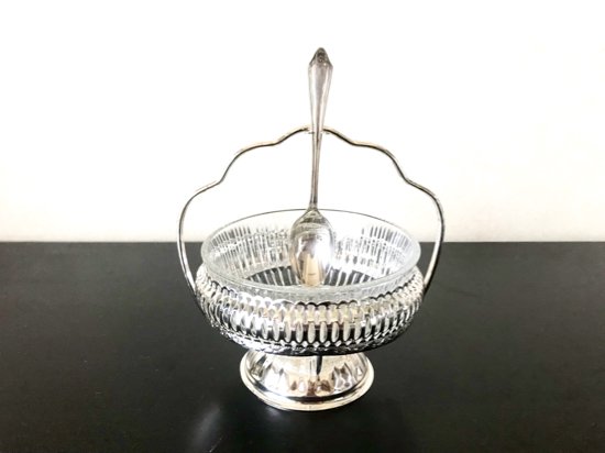 Silver Plated/Queen Anne/Jam Dish B（シルバープレイテッド