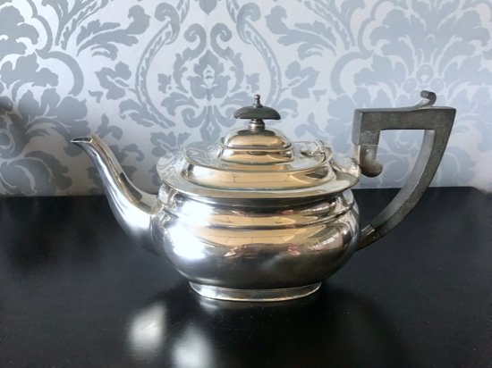 Silver Plated Harrison Fisher Co Tea Pot Set シルバープレイテッド E H Parkin ティーポットセット Precious Time