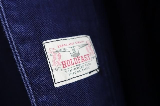 50's HOLD FAST Blue Drill Work Jacket - jam-clothing