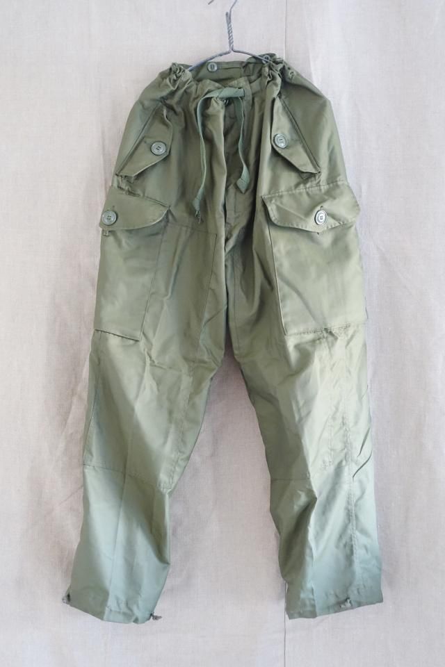 カナダ軍 ウィンドプルーフ オーバーパンツ Regular/Small Regular/Medium jam-clothing 90sカナダ軍 実物 MK3 カーゴパンツ tall regular