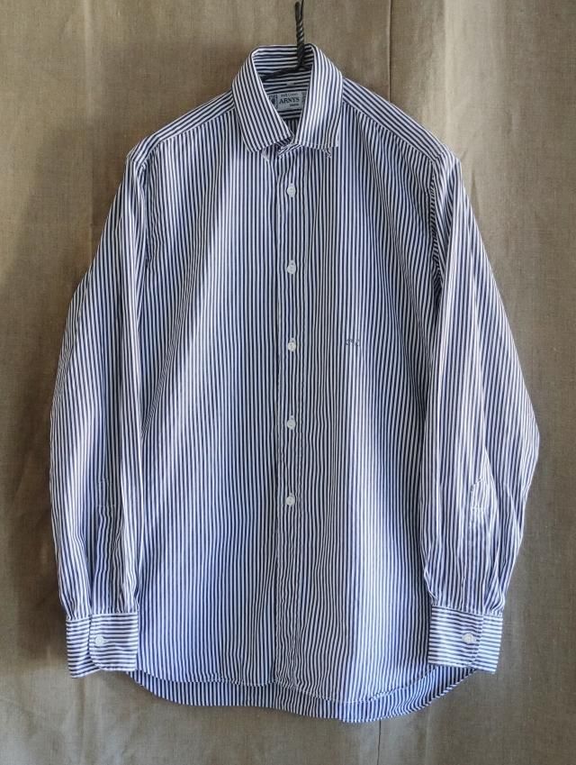 00's】Old ARNYS PARIS Cotton Striped Dress Shirt Size.40