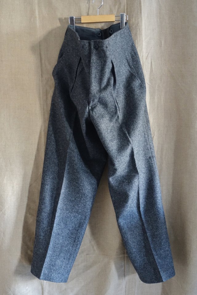 50's~60's Danish Military Wool Trousers Deadstock - jam-clothing