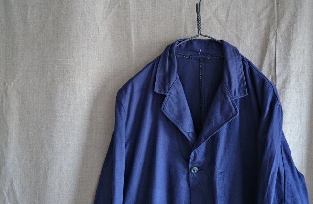 70's British Railway Blue Drill Jacket 1Wash - jam-clothing